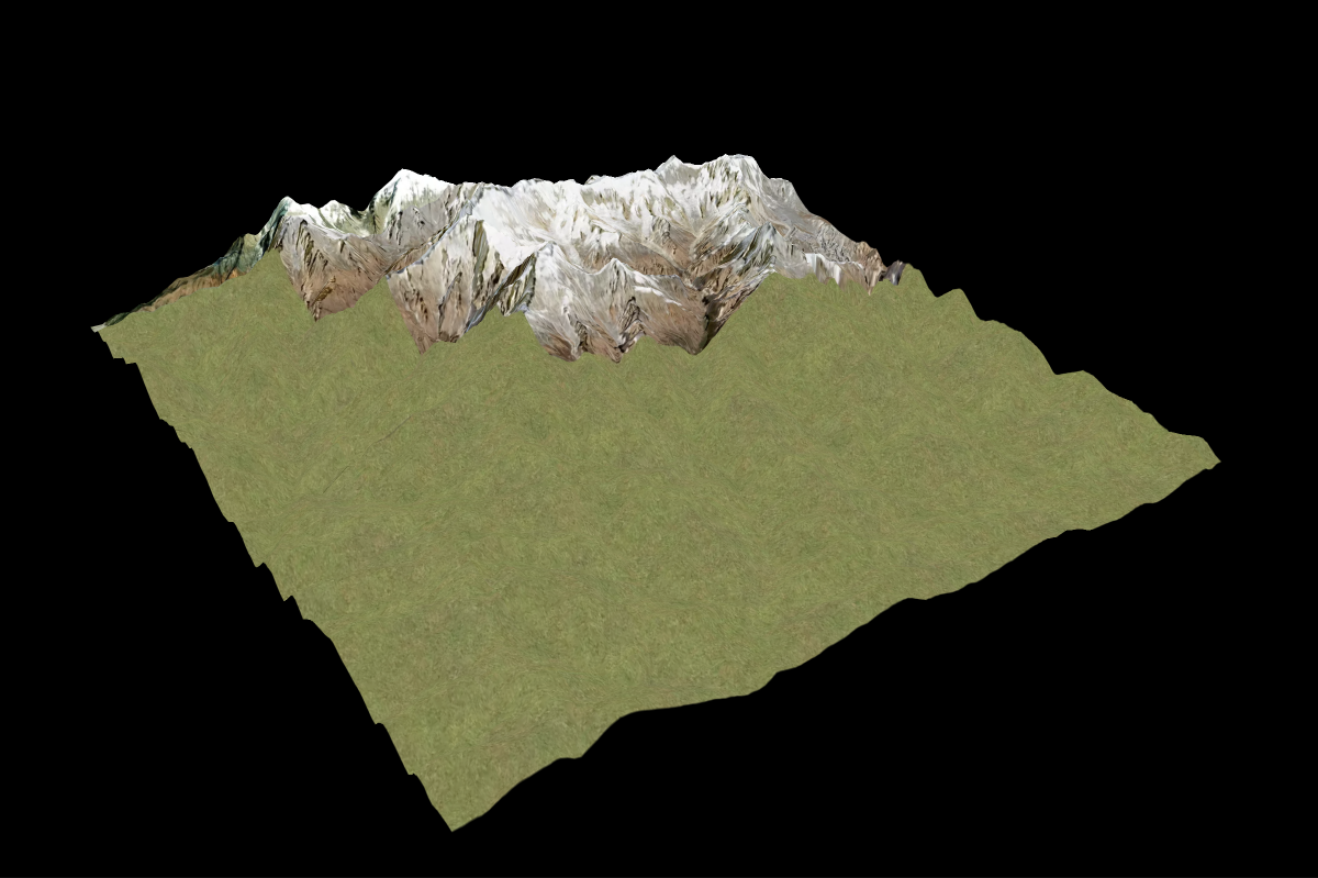 Step 2: High-res Copernicus image with grass texture